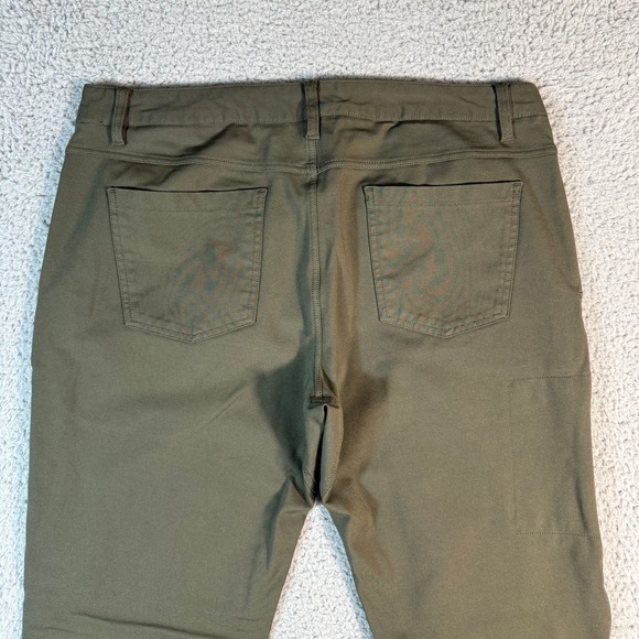 BYLT Premium Basics Everyday Pant 2.0 Mens 2XL 37x30 Green Slim Fit Stretch - Picture 10 of 12